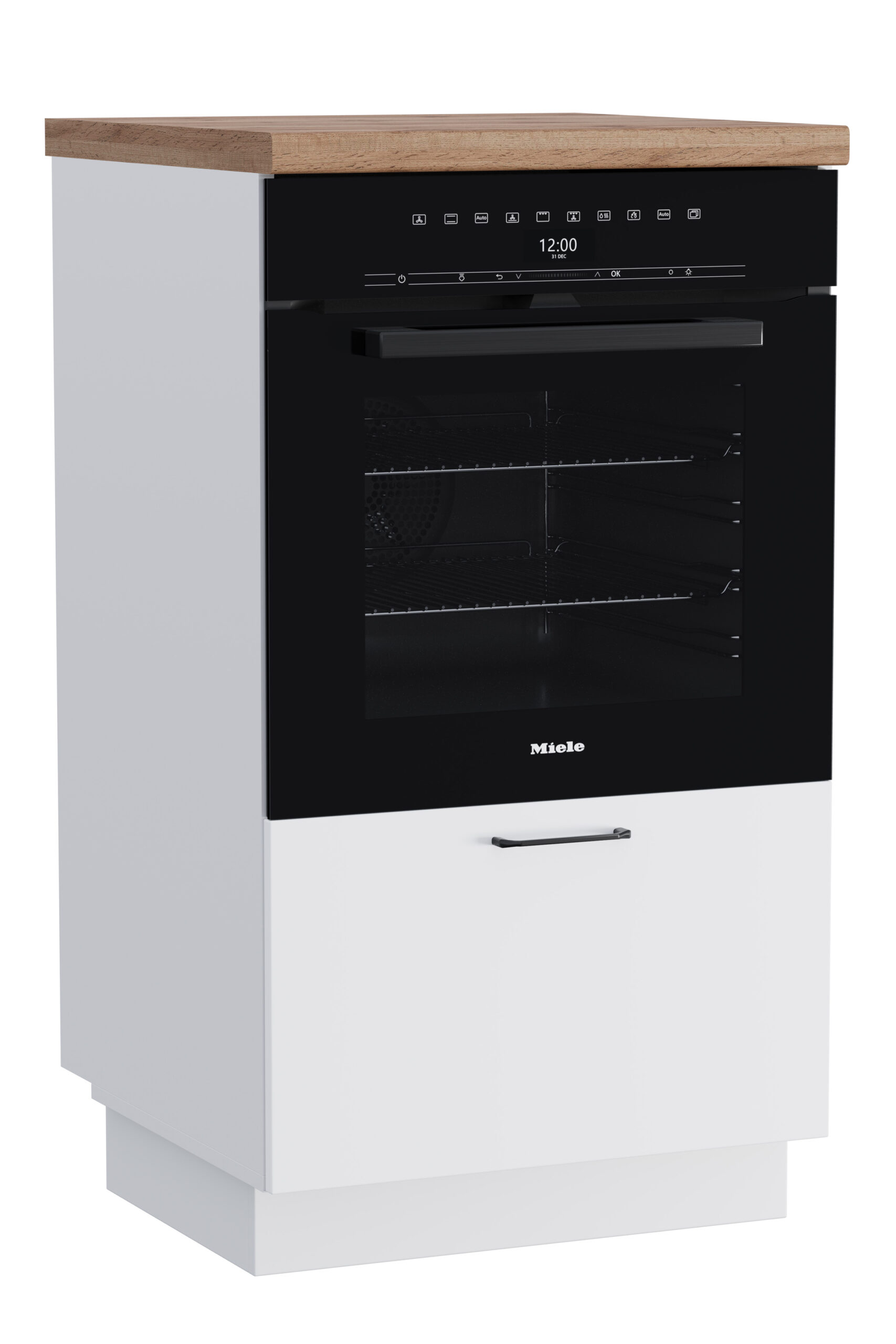 КГ СН 600 Белый софт матовый/Белый гладкий Арника РМ (со столешницей)