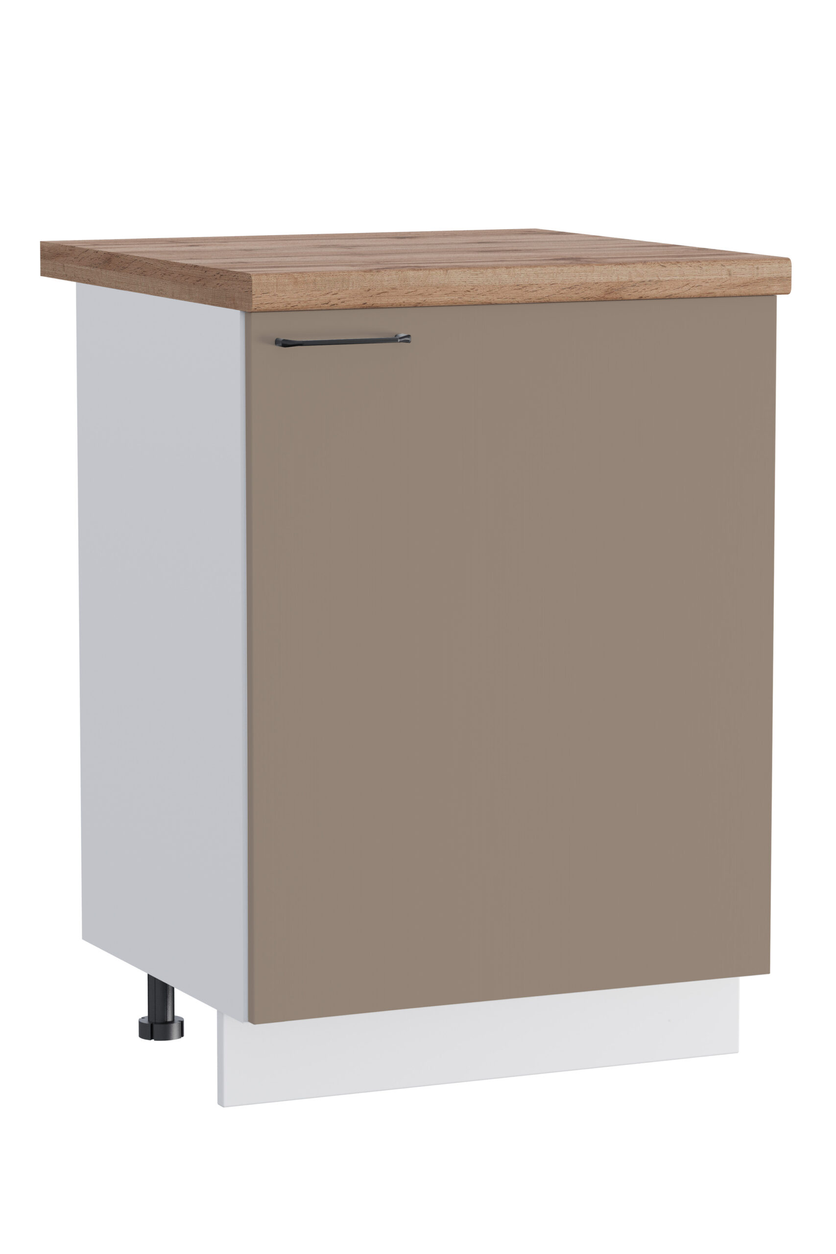 КГ ШН 600 Крем/Белый гладкий Арника РМ (со столешницей)