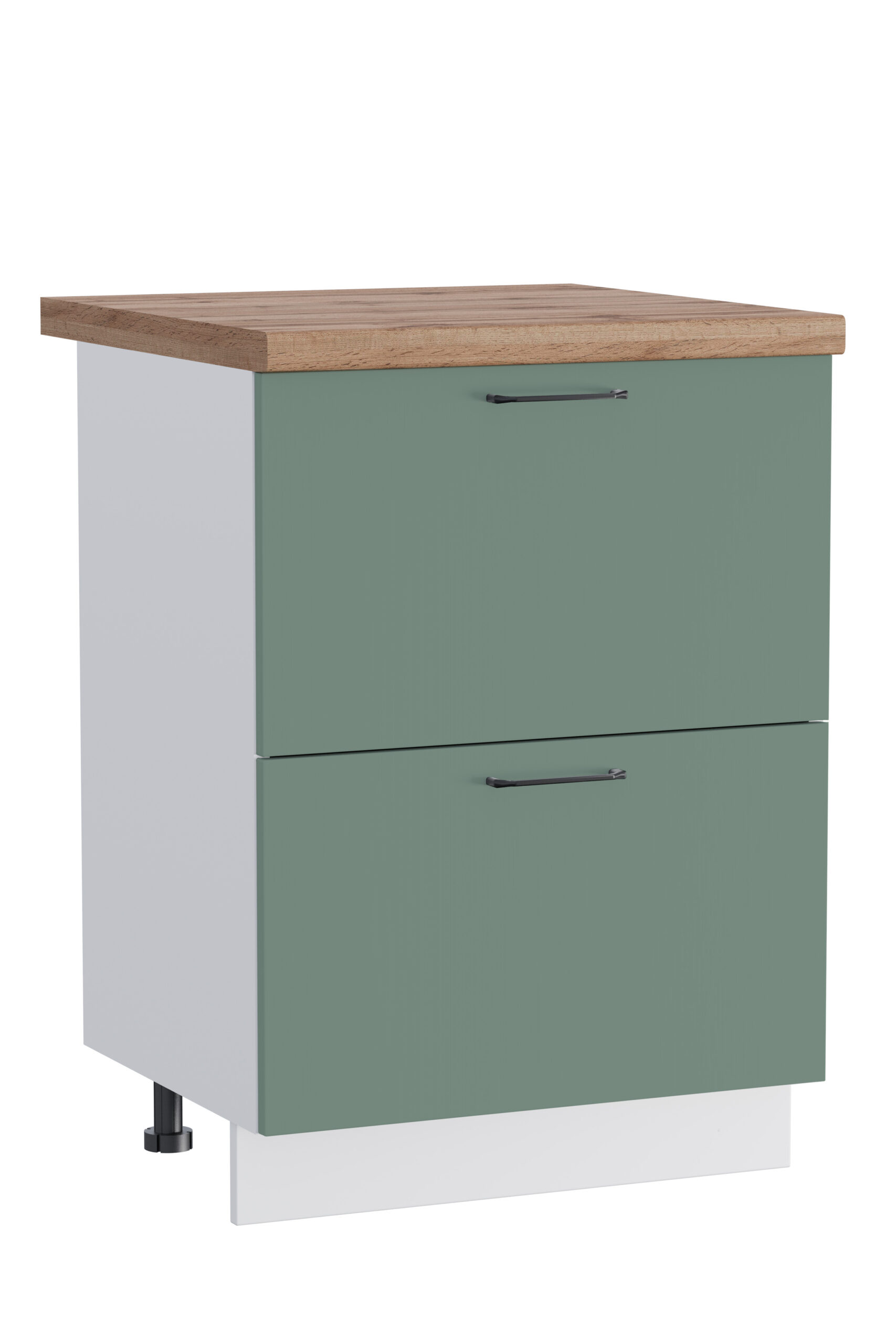 КГ ШН2Я 600 Олива/Белый гладкий Арника РМ (со столешницей)