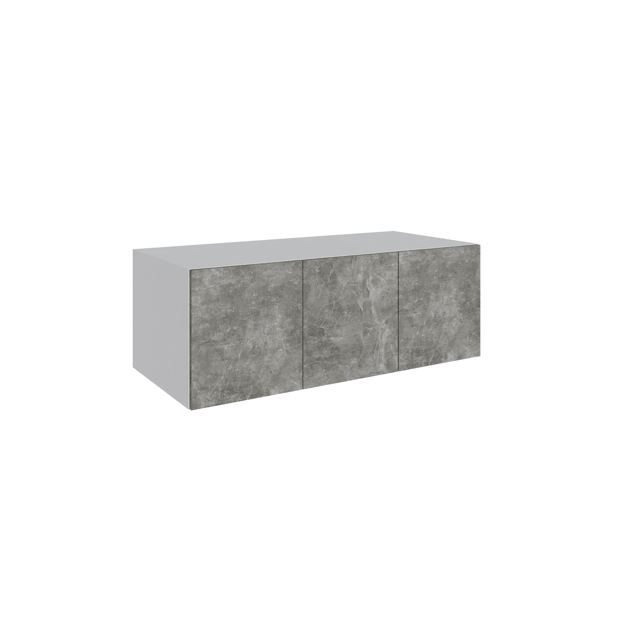 Антресоль Мадрид (1,1) 400 белый/ателье светлое