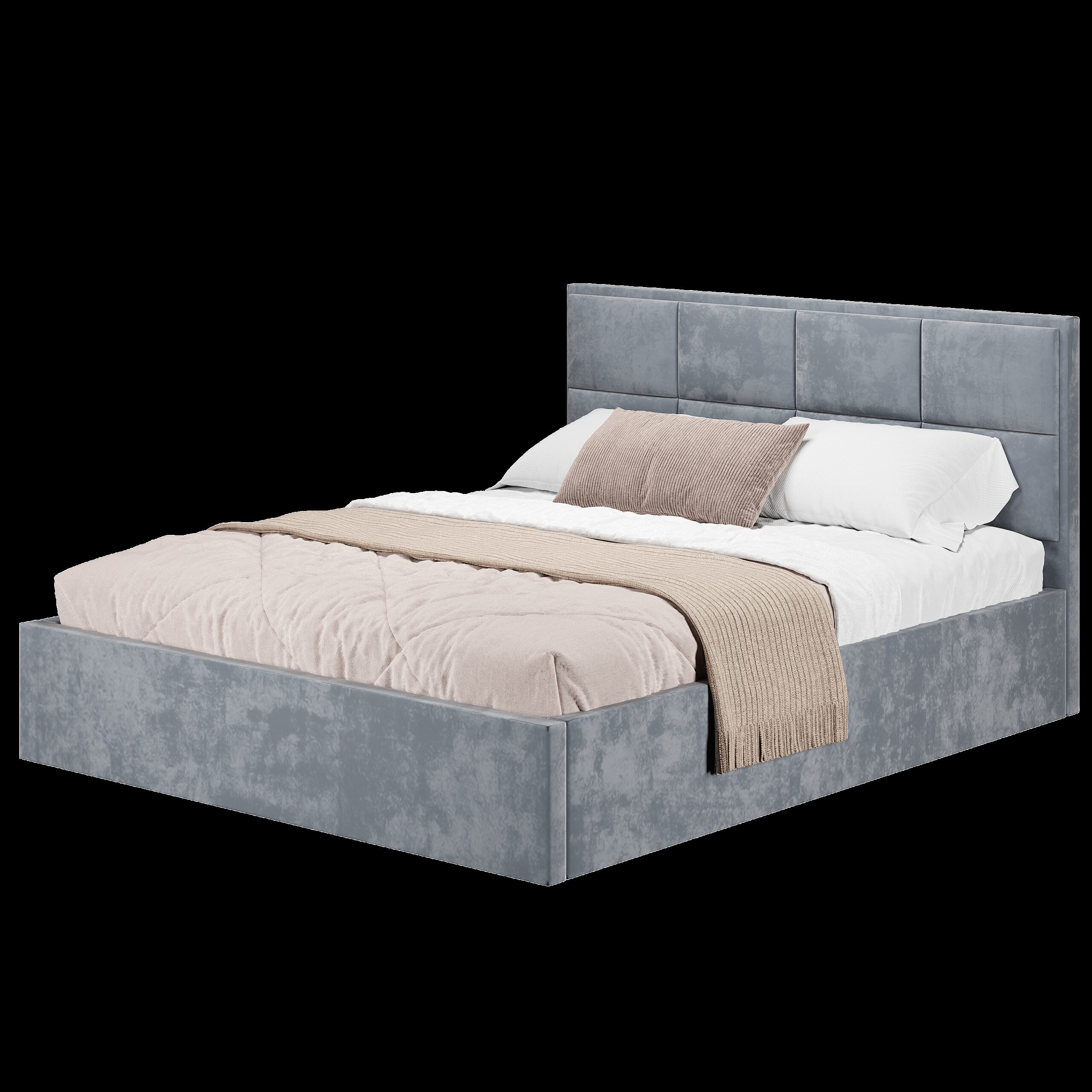 Кровать 160х200 с подъемным механизмом Линда КР-16, Стальной