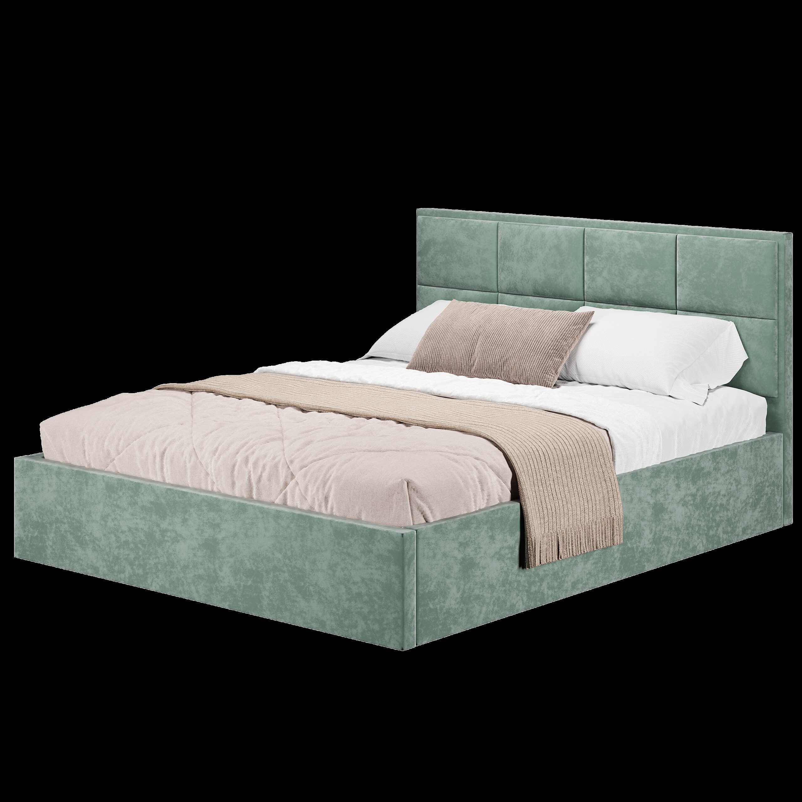 Кровать 160х200 с реечным настилом Линда КР-16, Эвкалипт