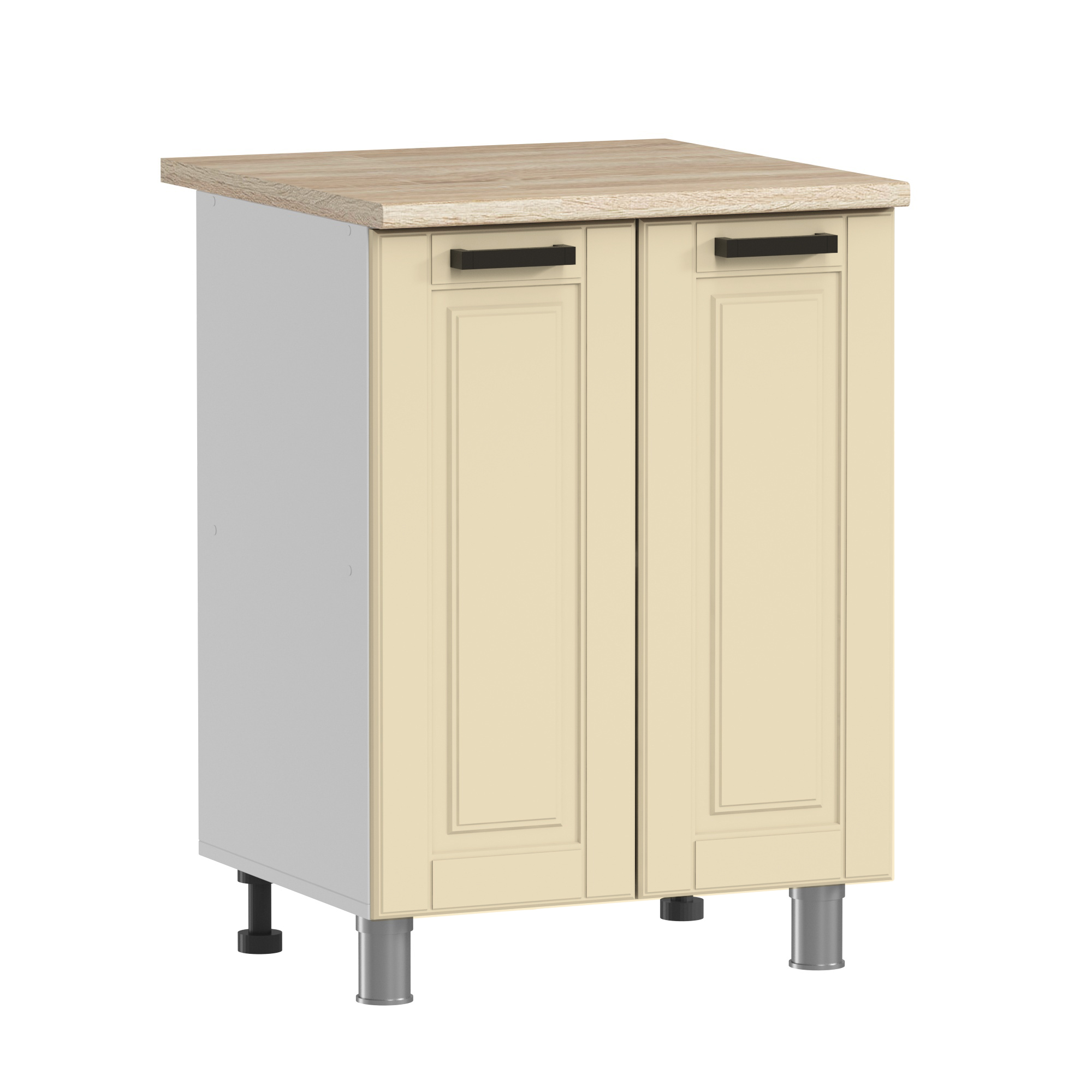 МК Аленушка Н 600 Астра Крем,скоба черный (со столешницей)